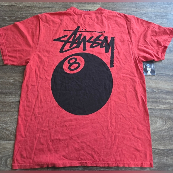 Stussy 8 Ball Pigment Dyed T Shirt - Picture 1 of 4